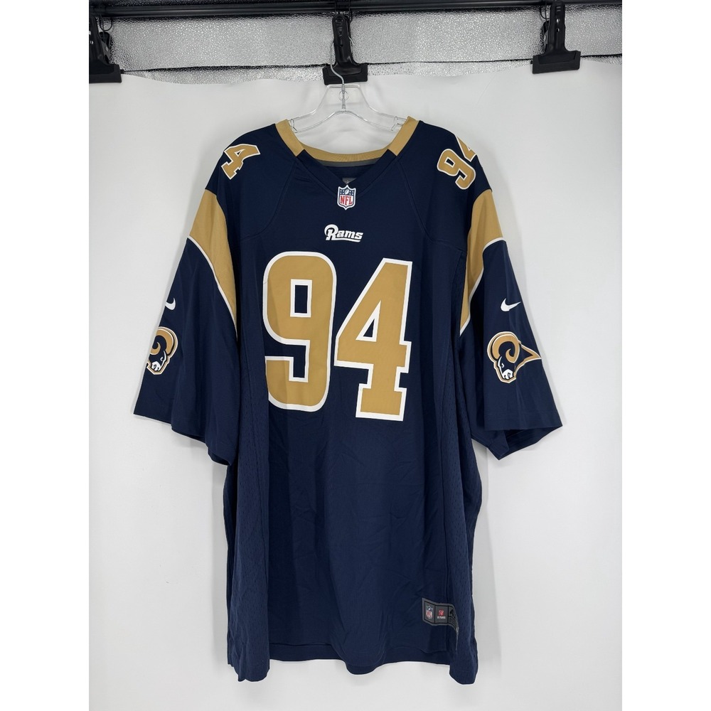 Nike On Field St Louis Rams Robert Quinn Jersey Mens Size 4XL‎ Football NFL Navy